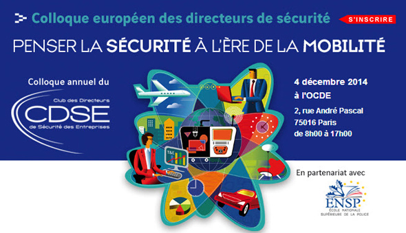 Colloque annuel du CDSE 4 décembre à l’OCDE
