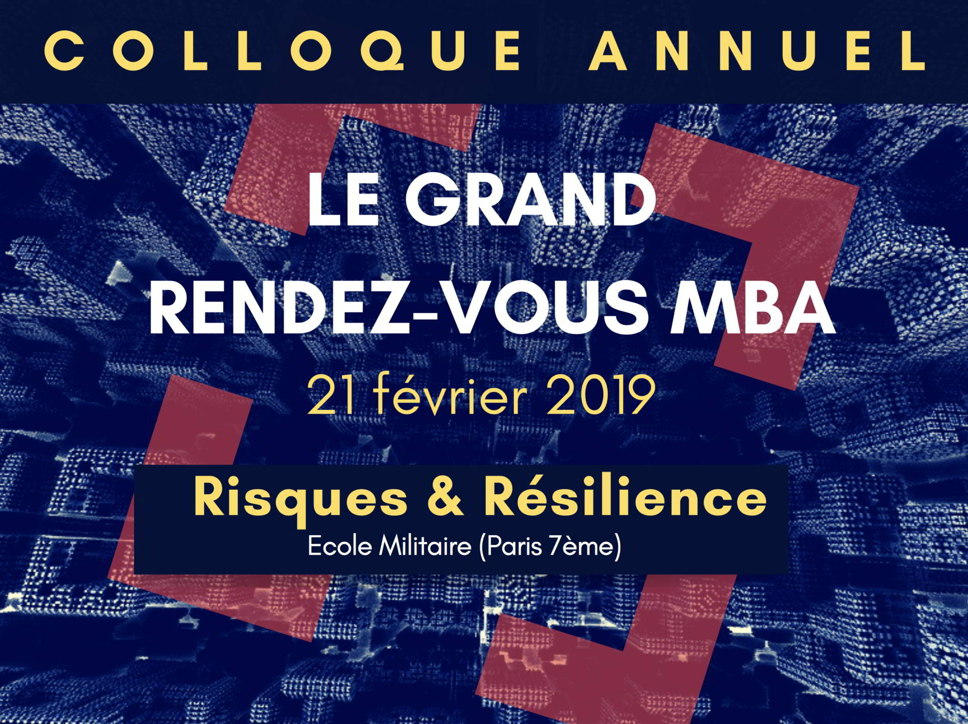 Colloque MBAsp (Gendarmerie) : Risques et résilience