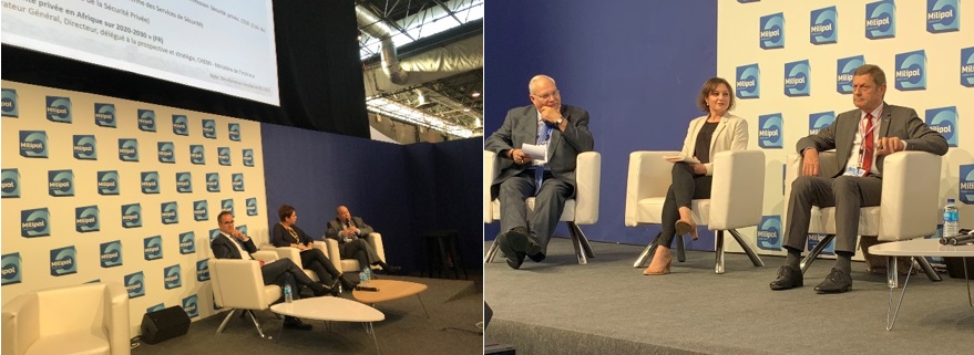 Milipol 2019 : les membres du CDSE participent au cycle de conférences