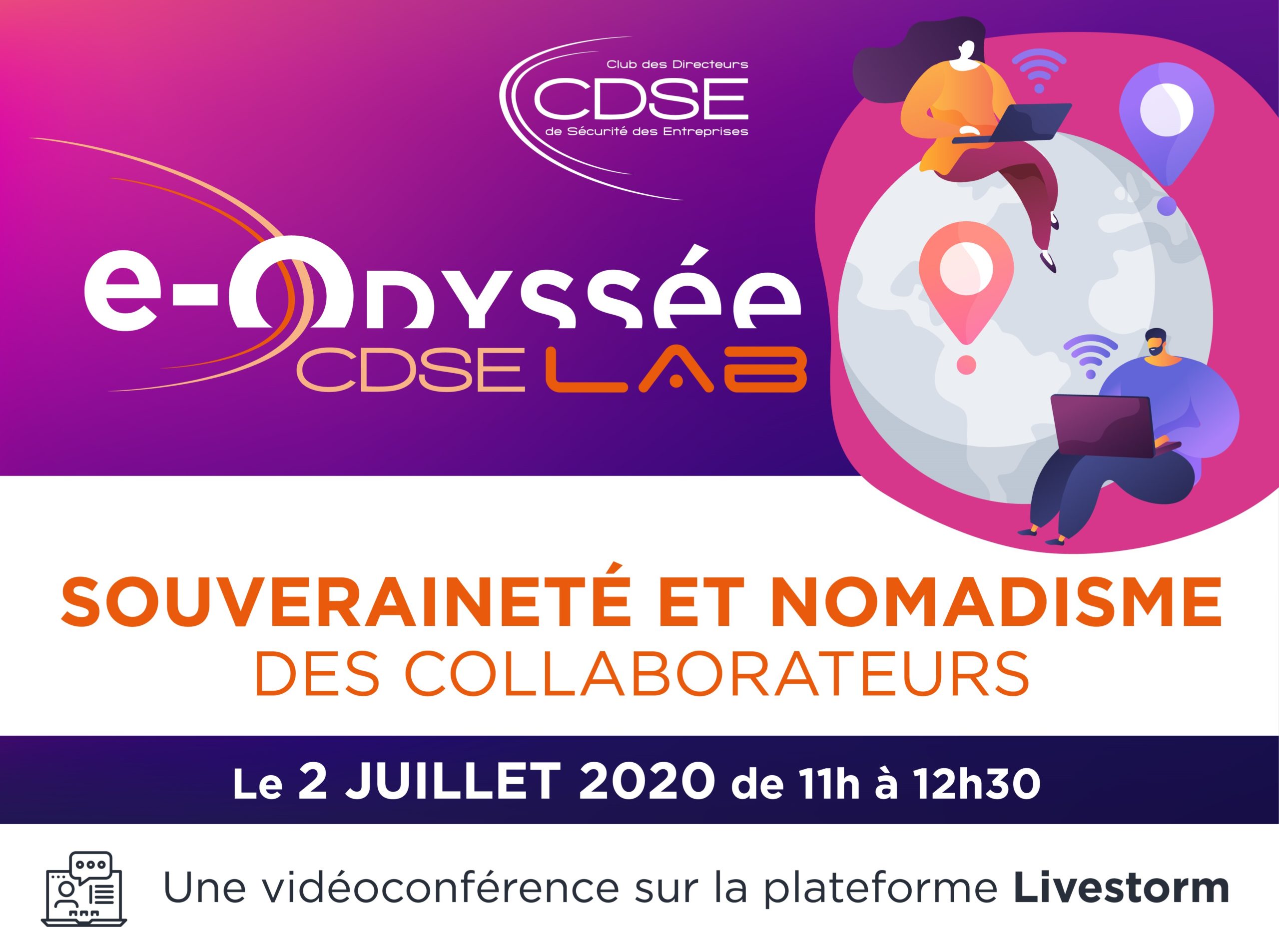[REPLAY] Revivez l’e-Odyssée du CDSE LAB – Souveraineté et nomadisme des collaborateurs en intégralité (Webinaire)