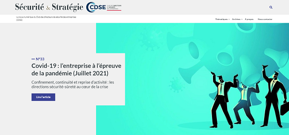 Sécurité & Stratégie N°33 – Covid-19 : l’entreprise à l’épreuve de la pandémie