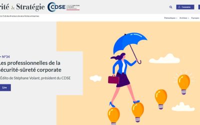 Publication de Sécurité & Stratégie N°34 : « Les professionnelles de la sécurité-sûreté corporate »