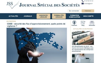 Supply chain : les enseignements du colloque du CDSE 2023 (JSS)